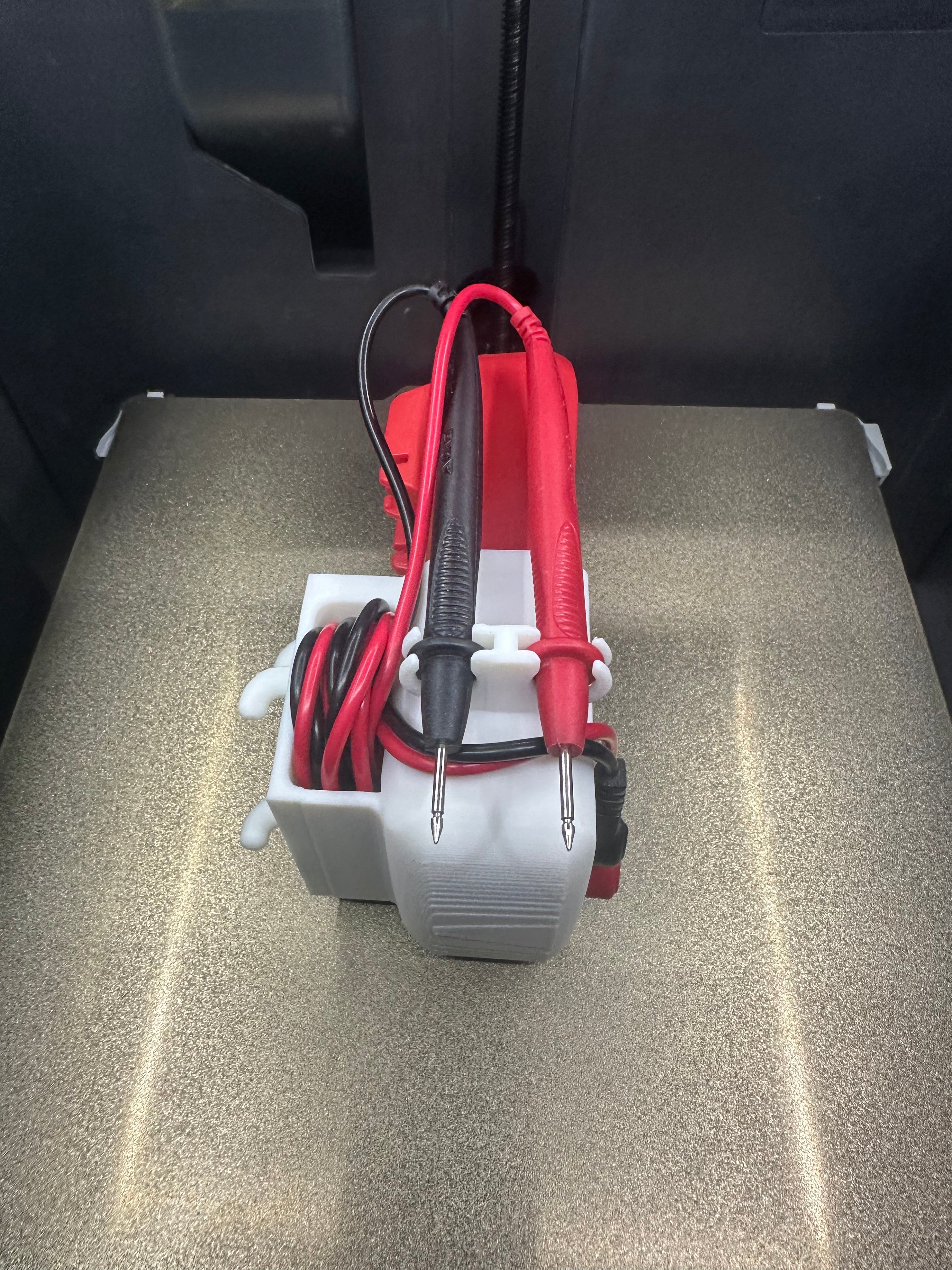 UNI-T UT33 Multimeter with IKEA Skadis Holder
