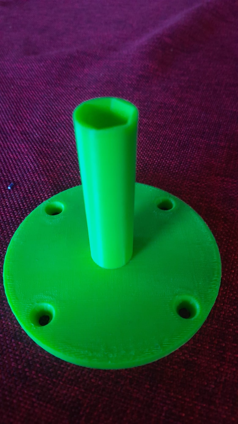 Spulenwandhalter gelb - Coil wall holder yellow