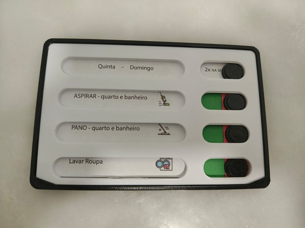 Kids Routine Toggle Board — Custom Rows