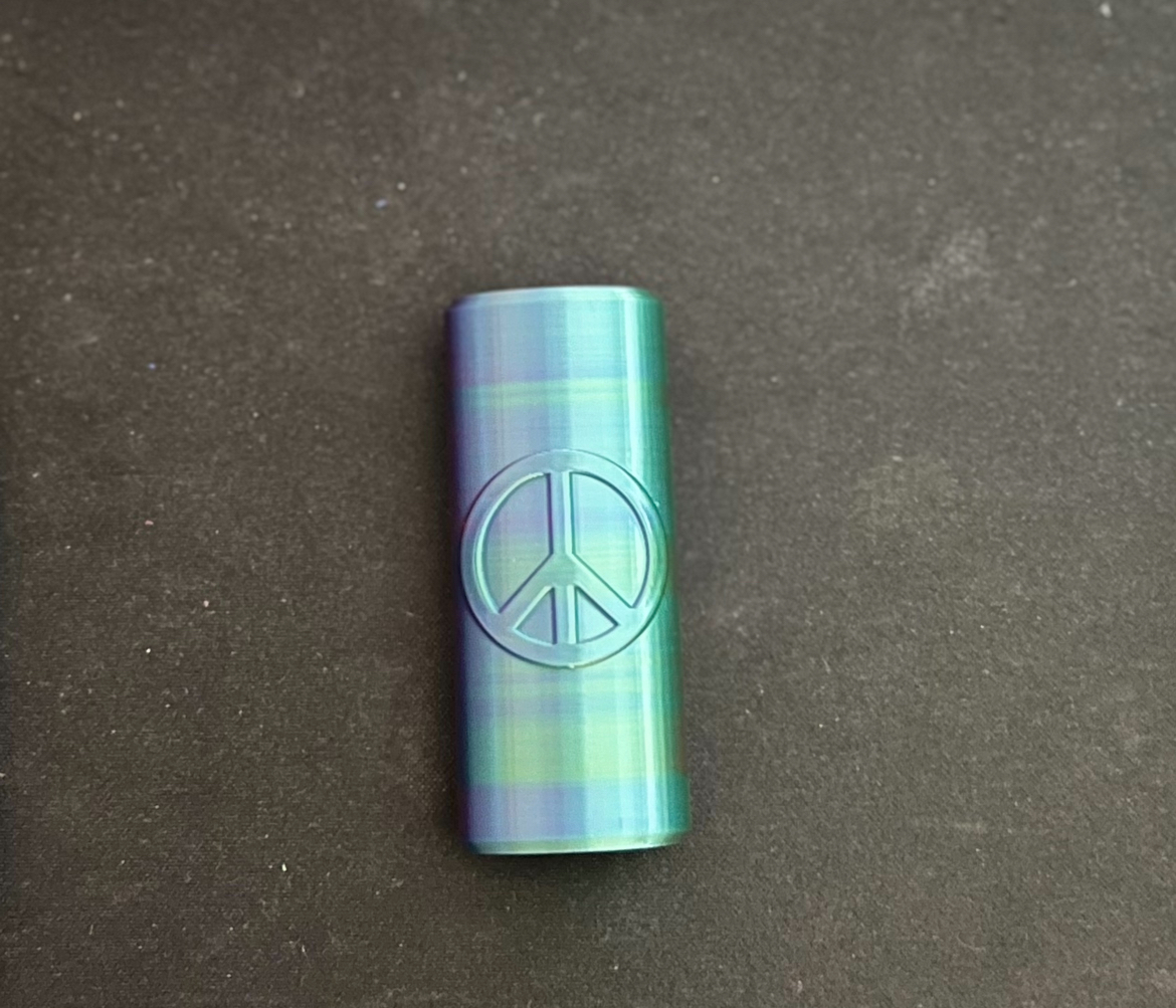 Bic Lighter Peace Sign Sleeve