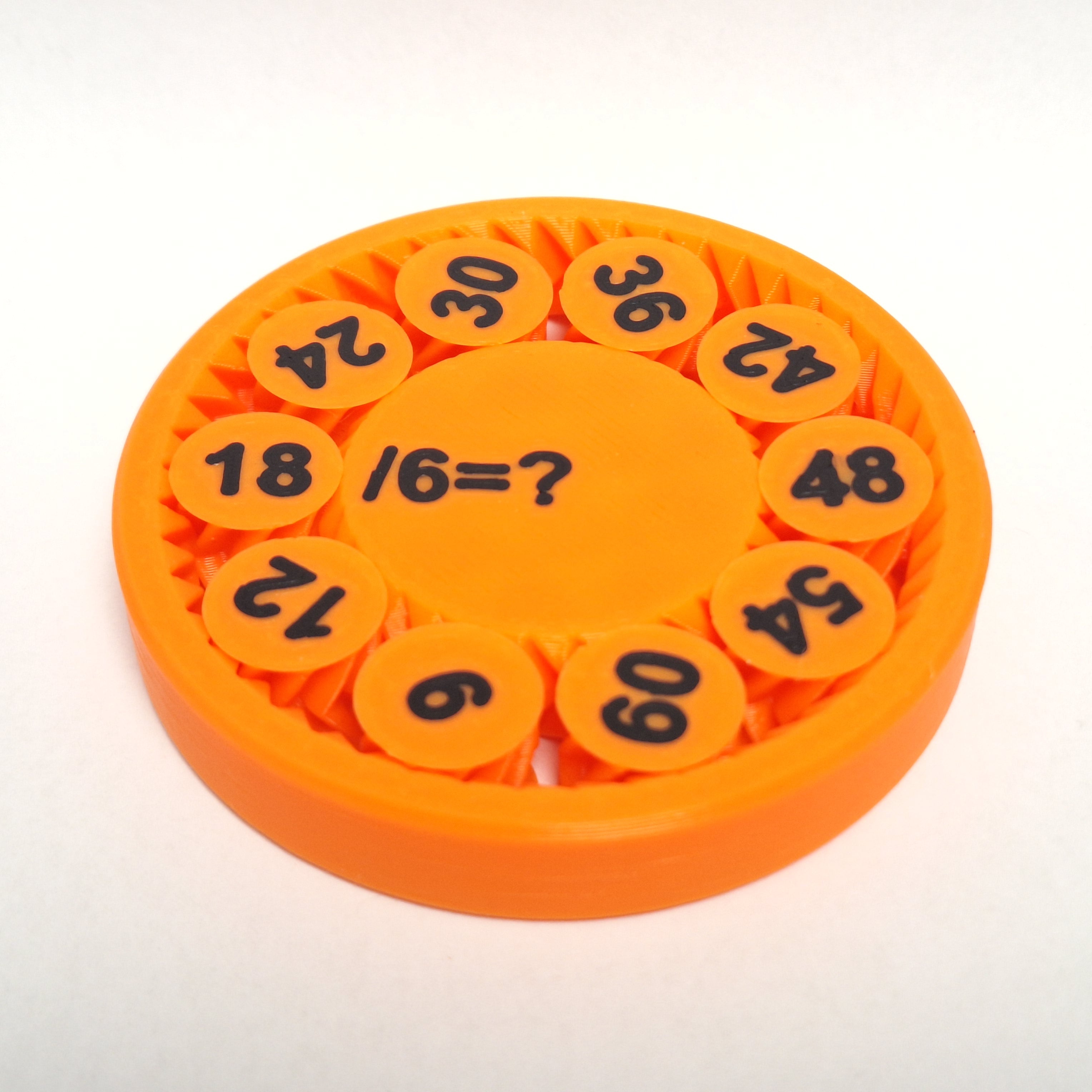 Fidget Gears for arithmetic training