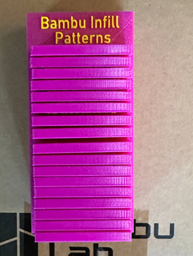 Bambu Studio Infill Patters