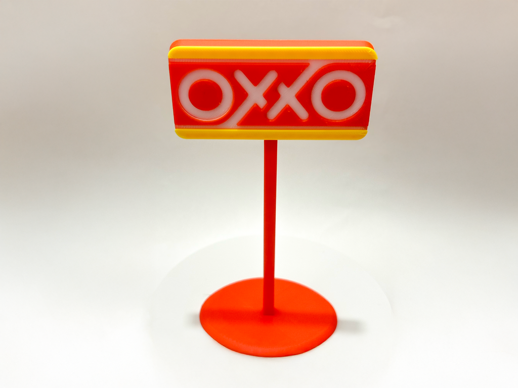 OXXO - Sign from the Mexican convenience store.