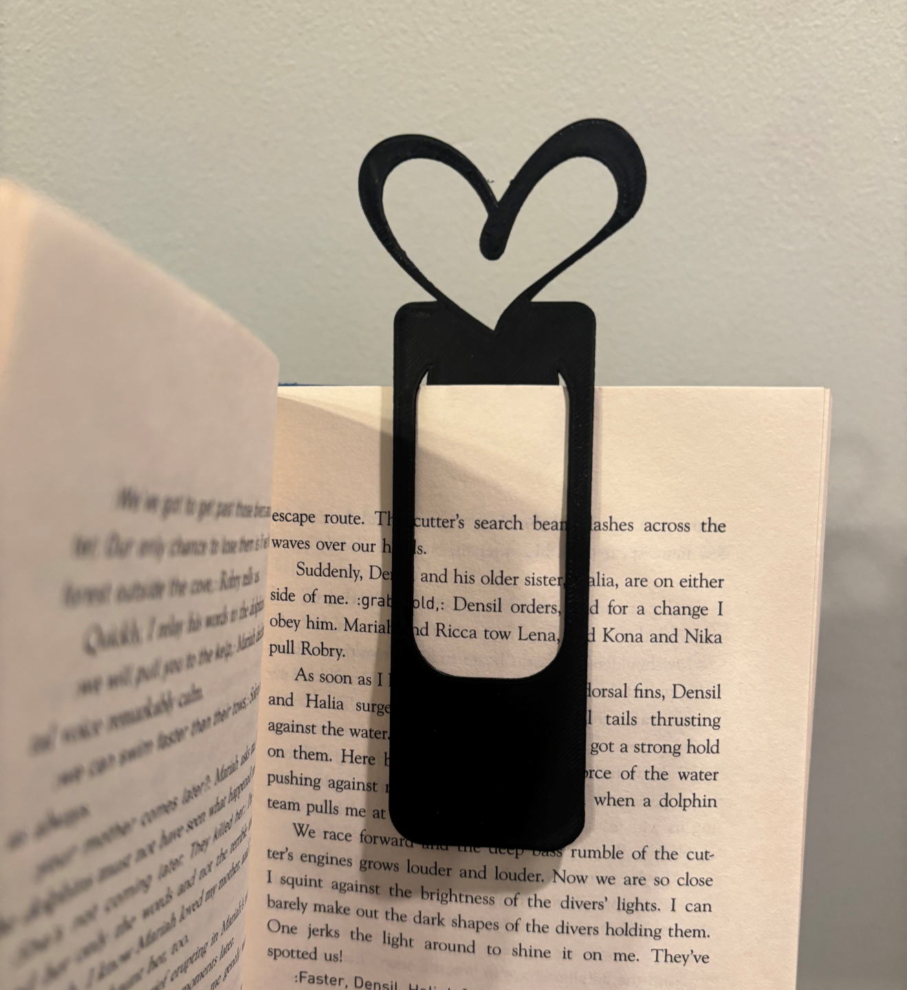 Hand Drawn Love Heart Bookmark