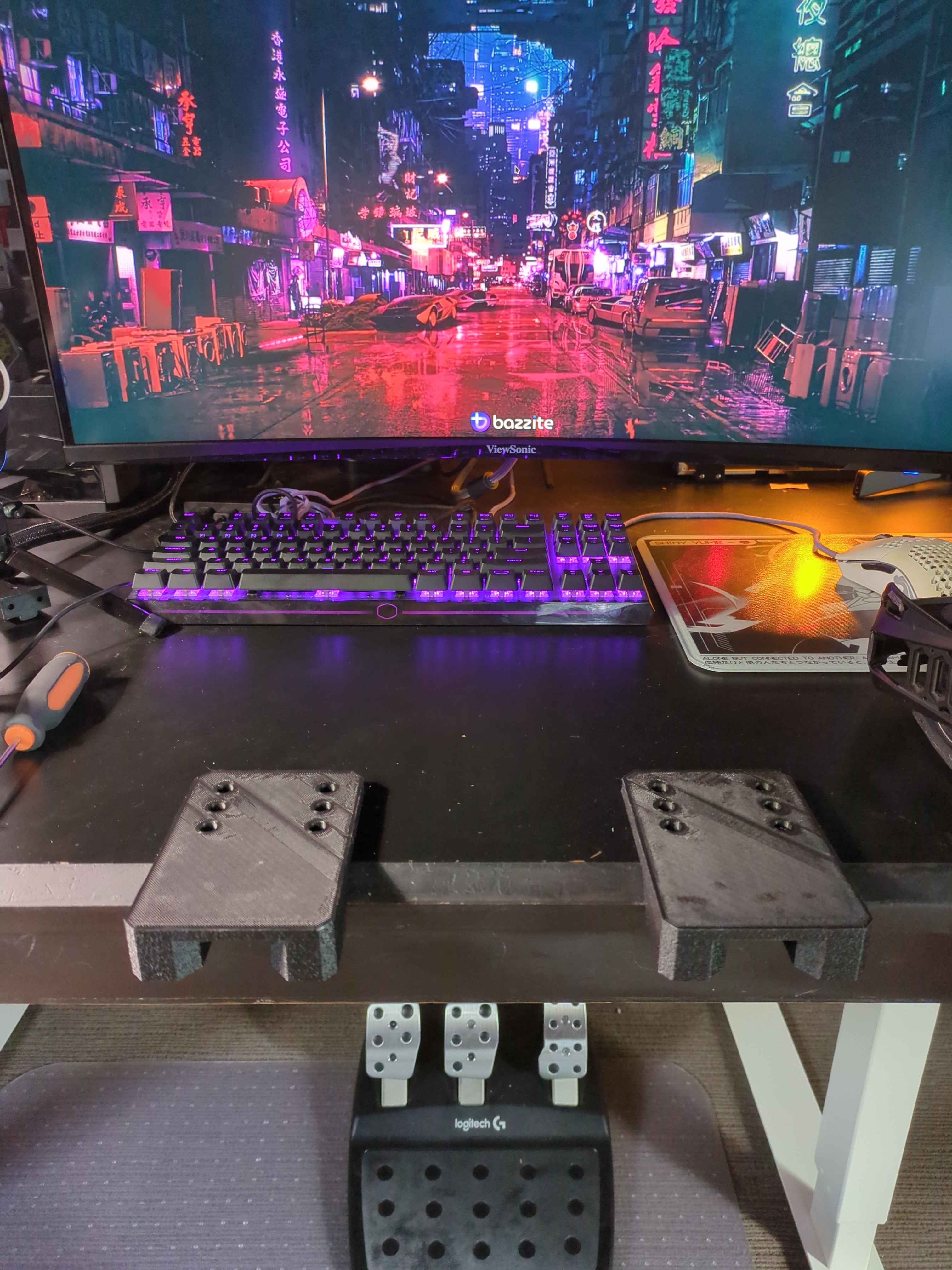 Logitech G29/G920/923 mounting plates
