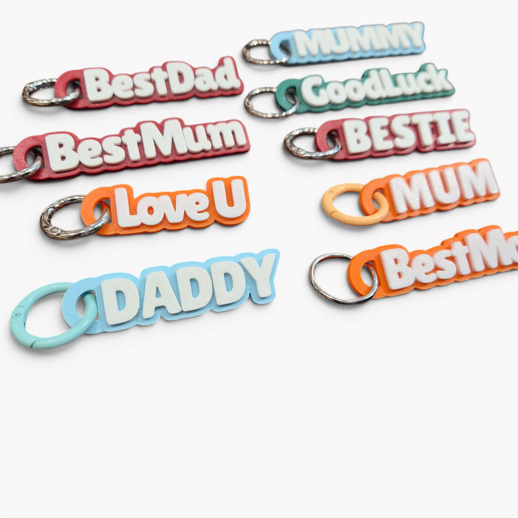 Customizable Name Keychain