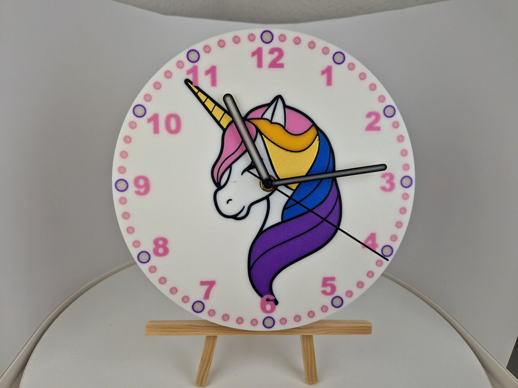 Unicorn clock