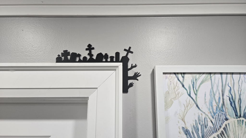 Halloween Tombstone Door Corner