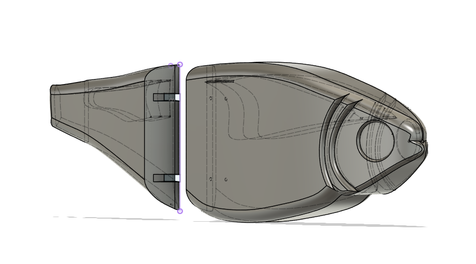 "HyperShad" Swimbait/Glidebait Fishing Lure