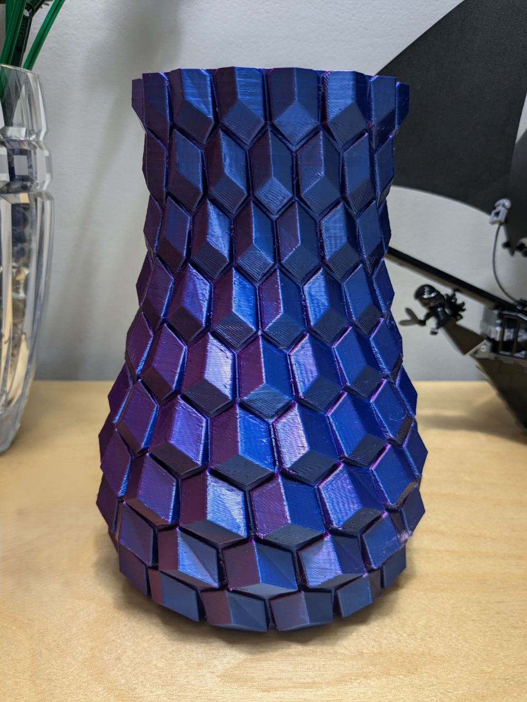 Honeycomb Vase for Wildflower Bouquet