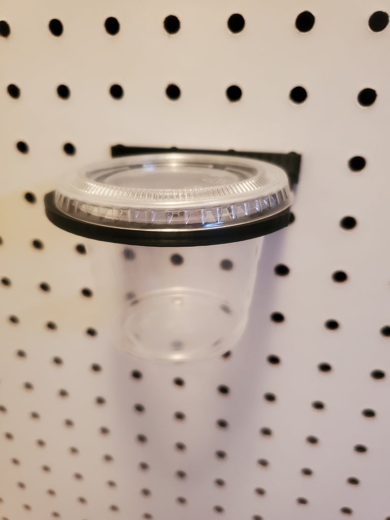 Pegboard container holders