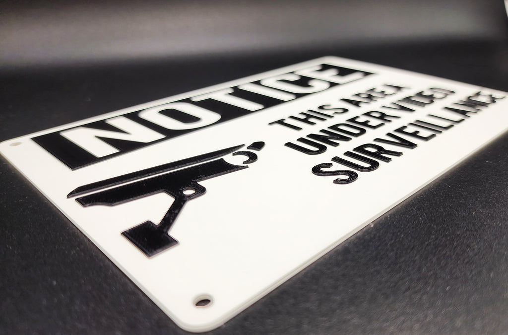 Video Surveillance Signs 2 Color