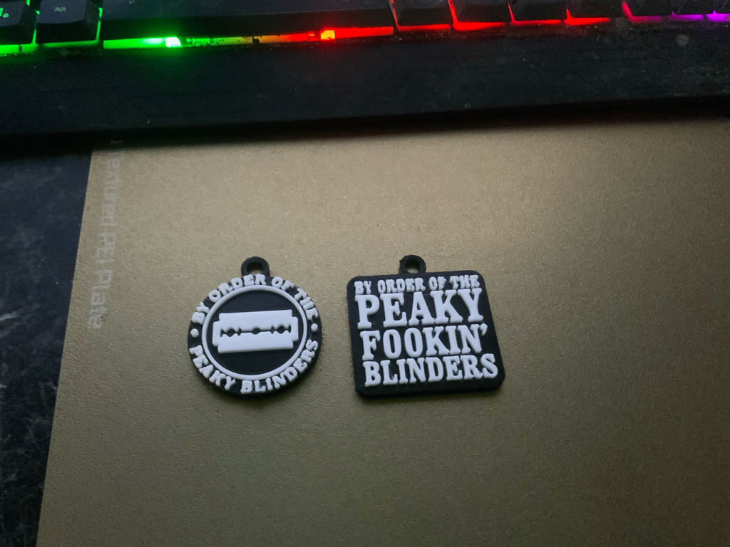 peaky blinder set keychains/charm(free commercial)