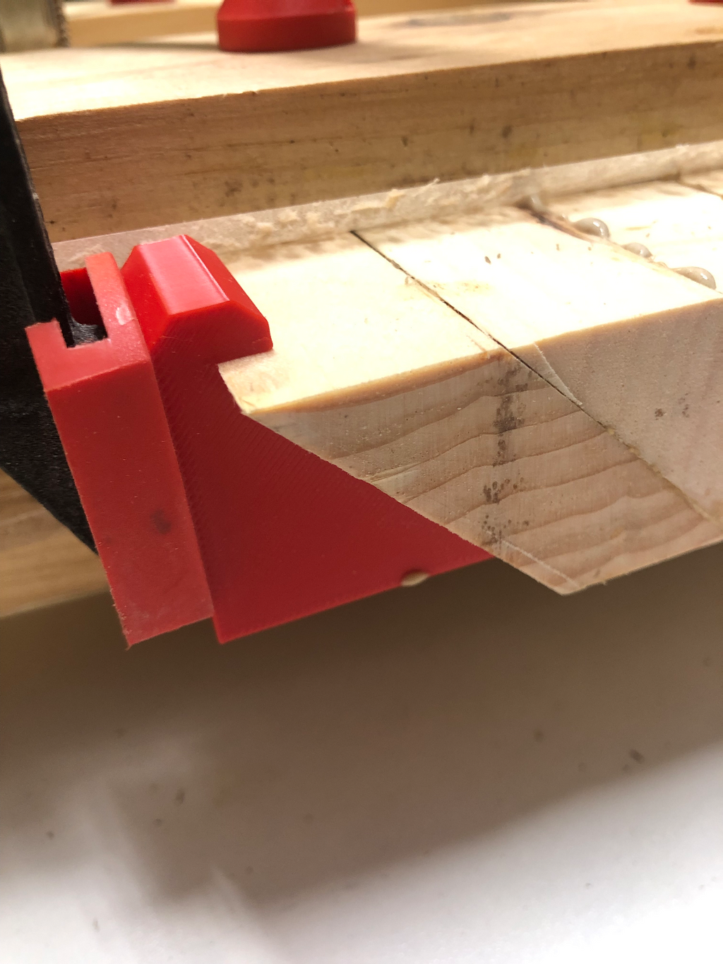 45° Angle Clamp with 1/4" Edge