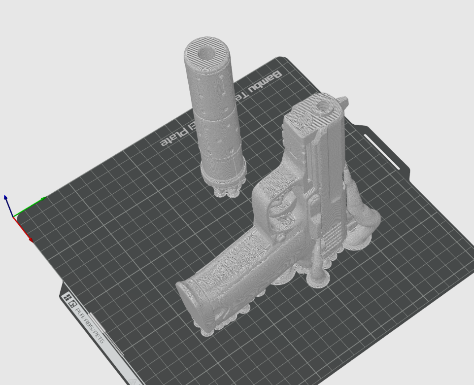 USP - Silenciador desmontable - PRINT IN PLACE