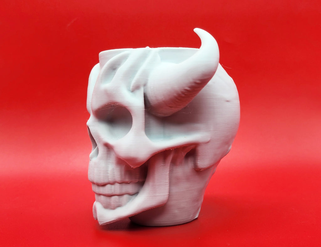 Demon Skull Pen Cup