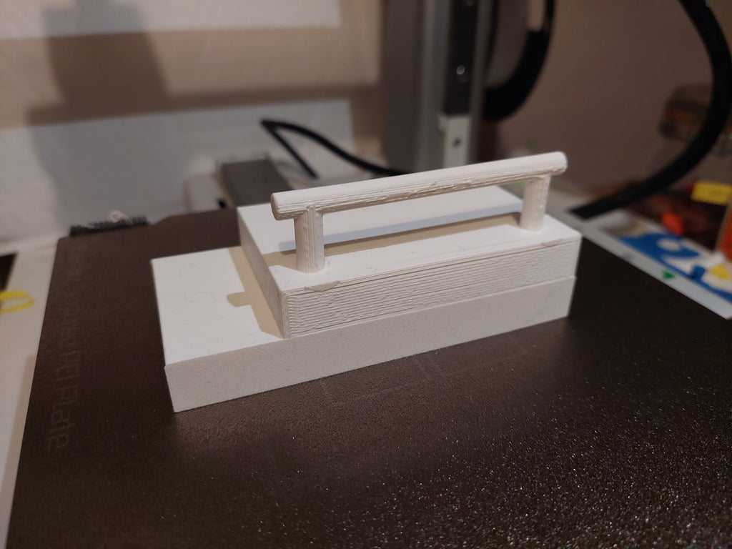 Stair Manny Pad With a Rail