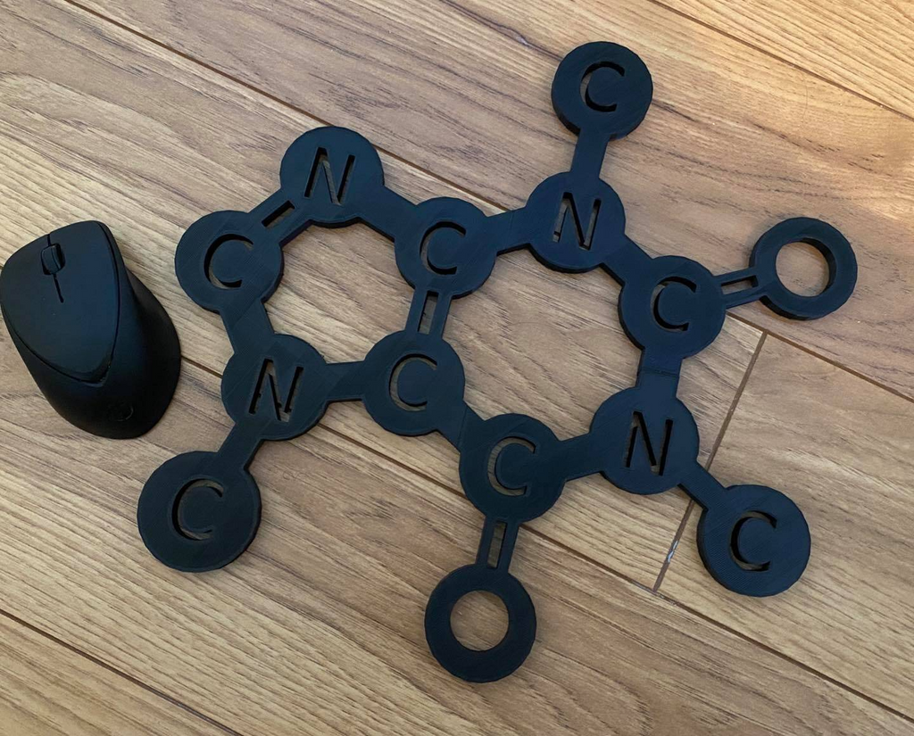 Coffee Molecule Wall Art