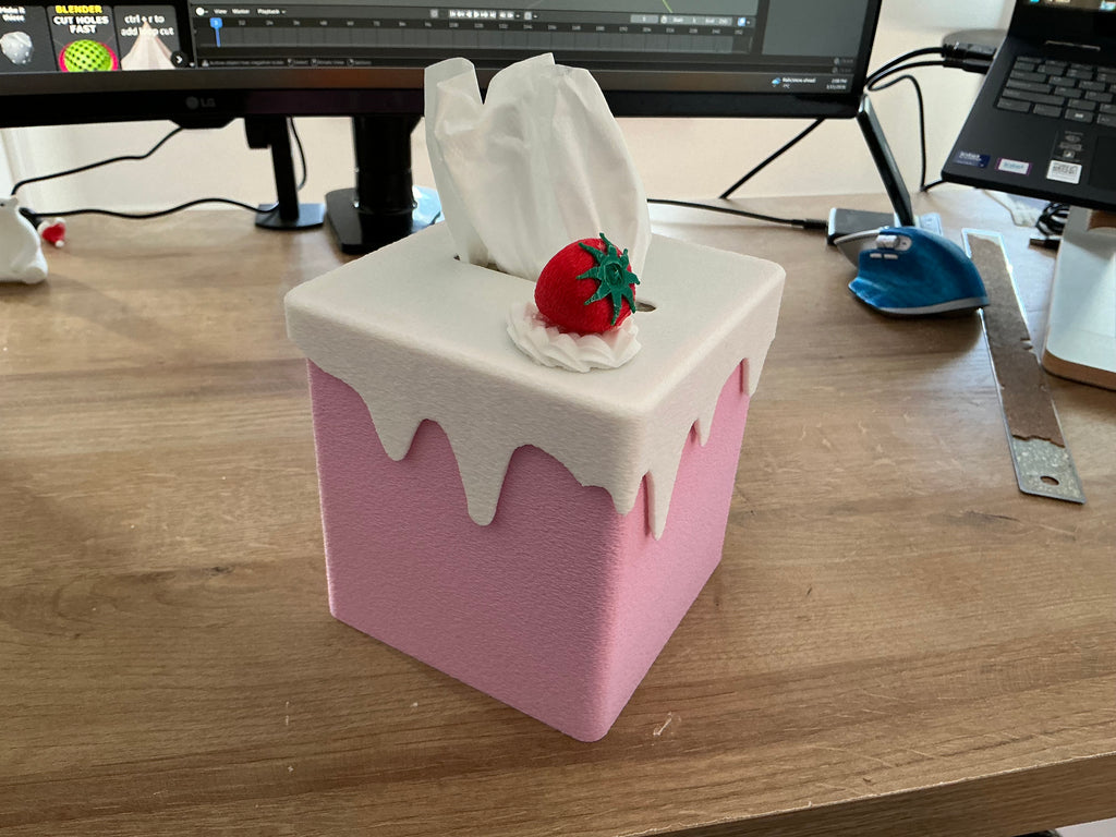 Cake Tissue Box Cover
