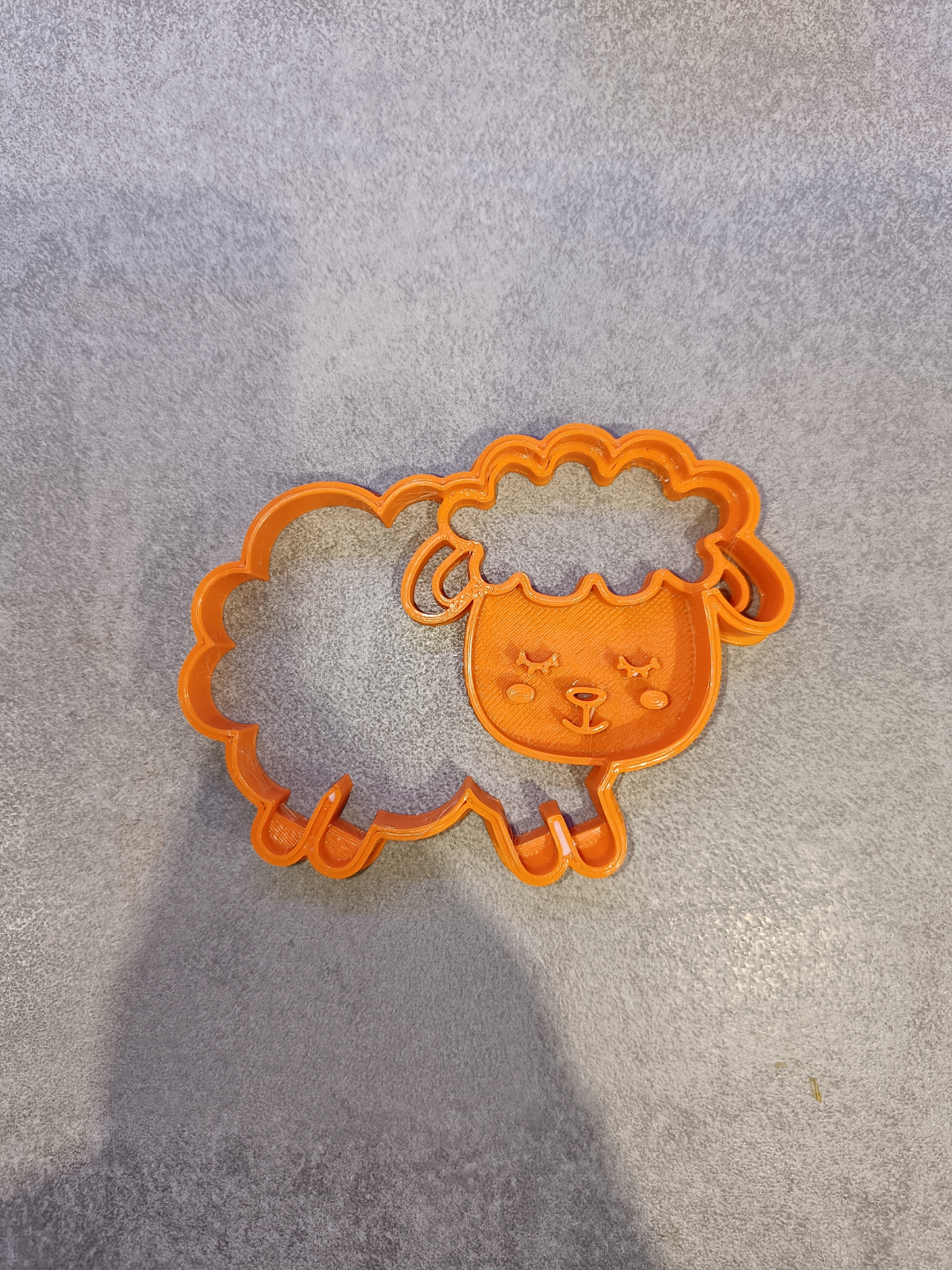 Cute sheep cookie cutter