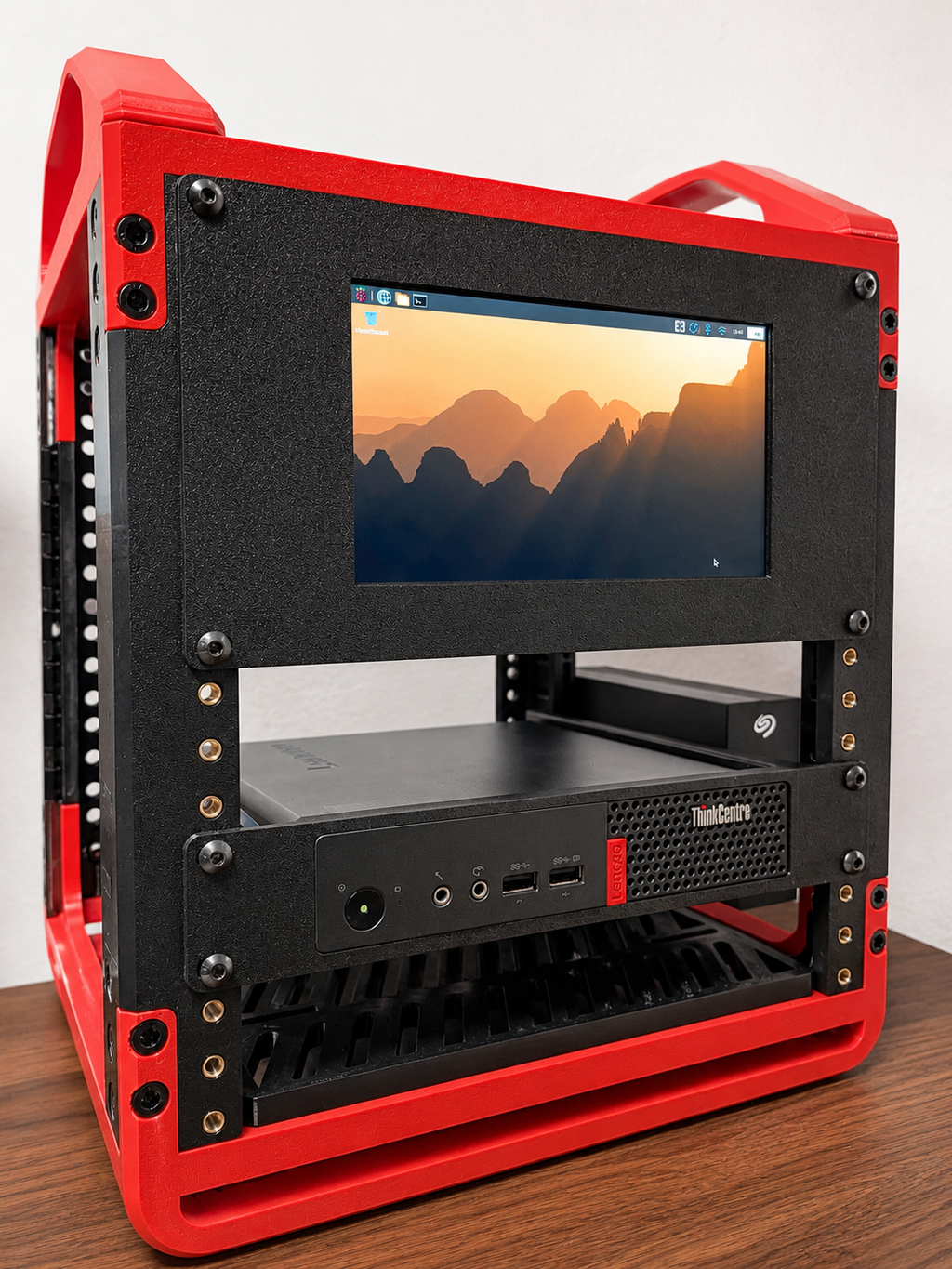 LUCKFOX 7” Touchscreen Mount for 10” Rack / KWS v2