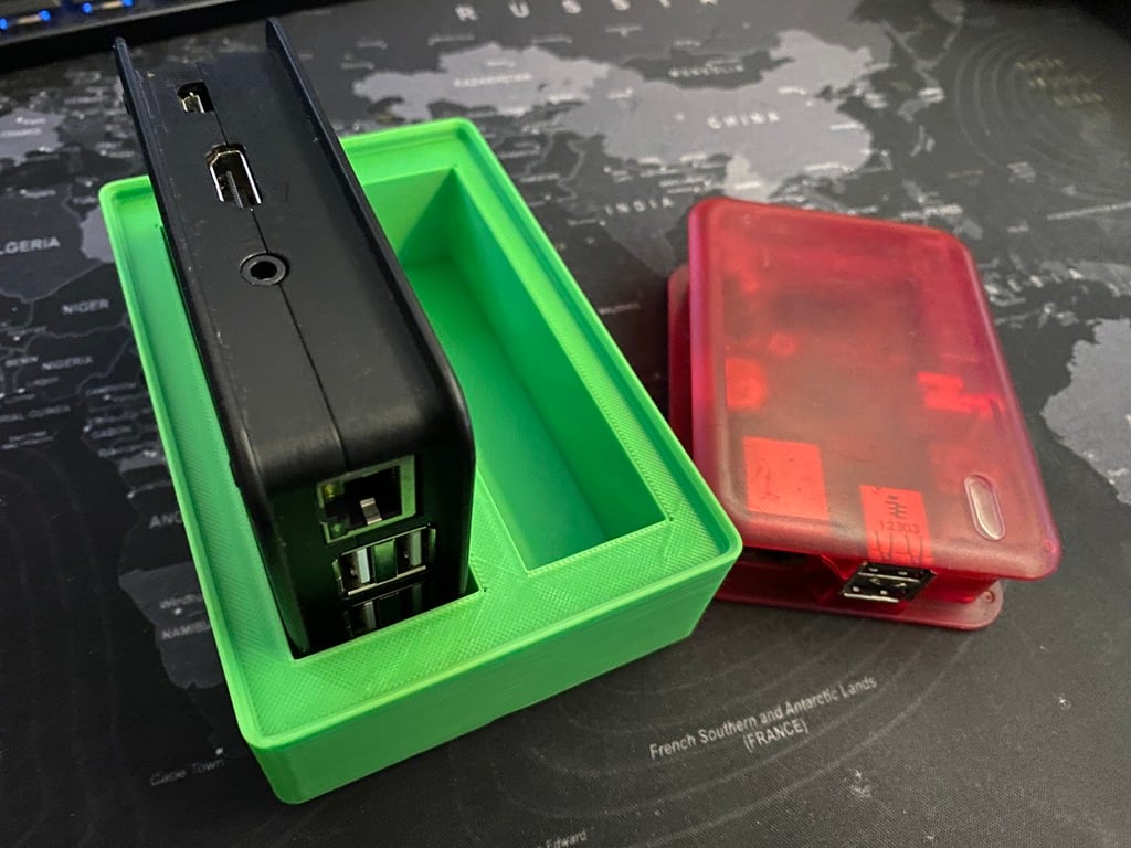 Gridfinity for Raspberry Pi 1 and 2/3 with case