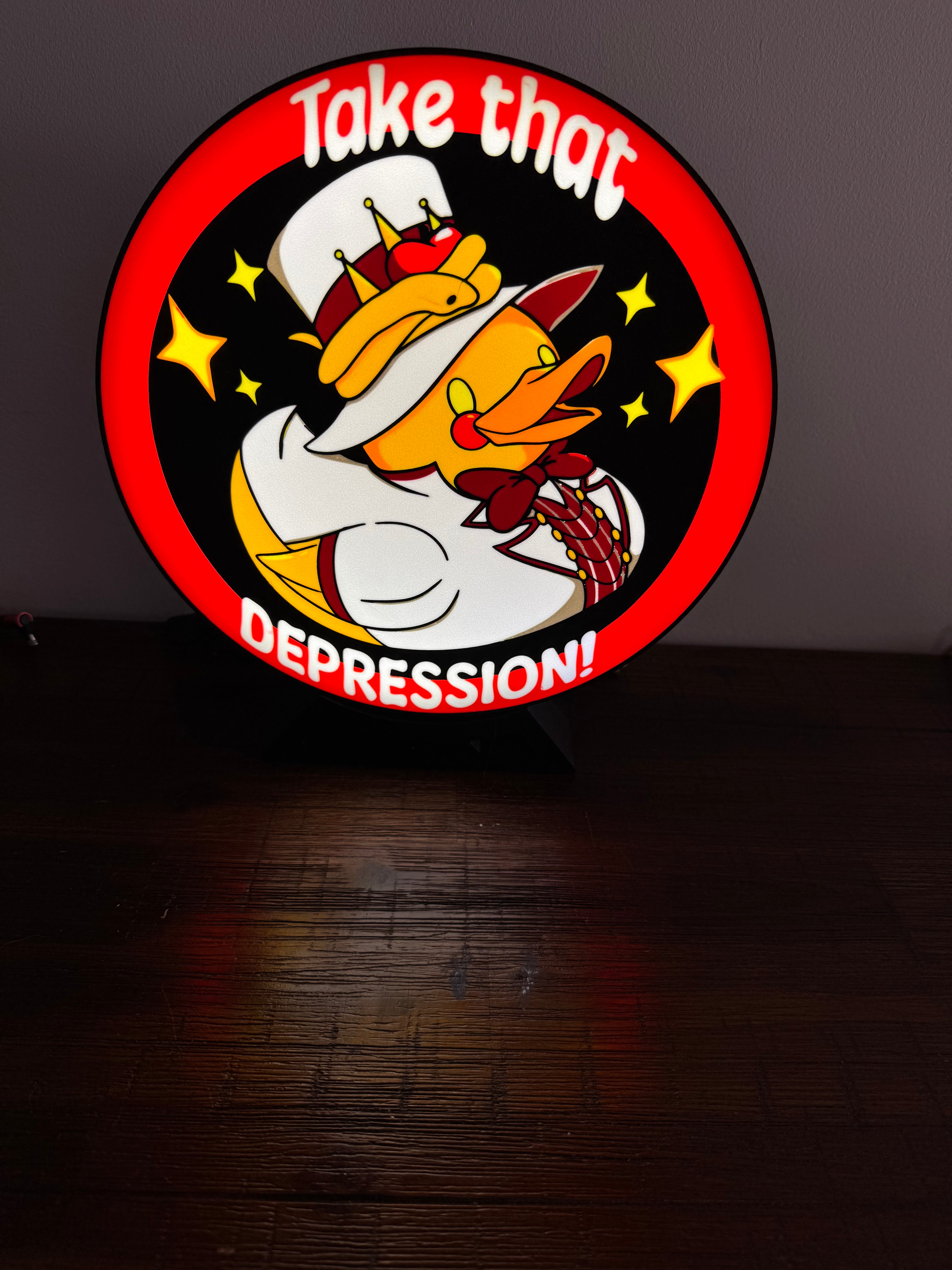 Take That Depression duck - Lucifer - Hazbin Hotel