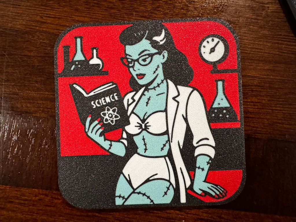 Classic Monster Pinups - Halloween Coasters