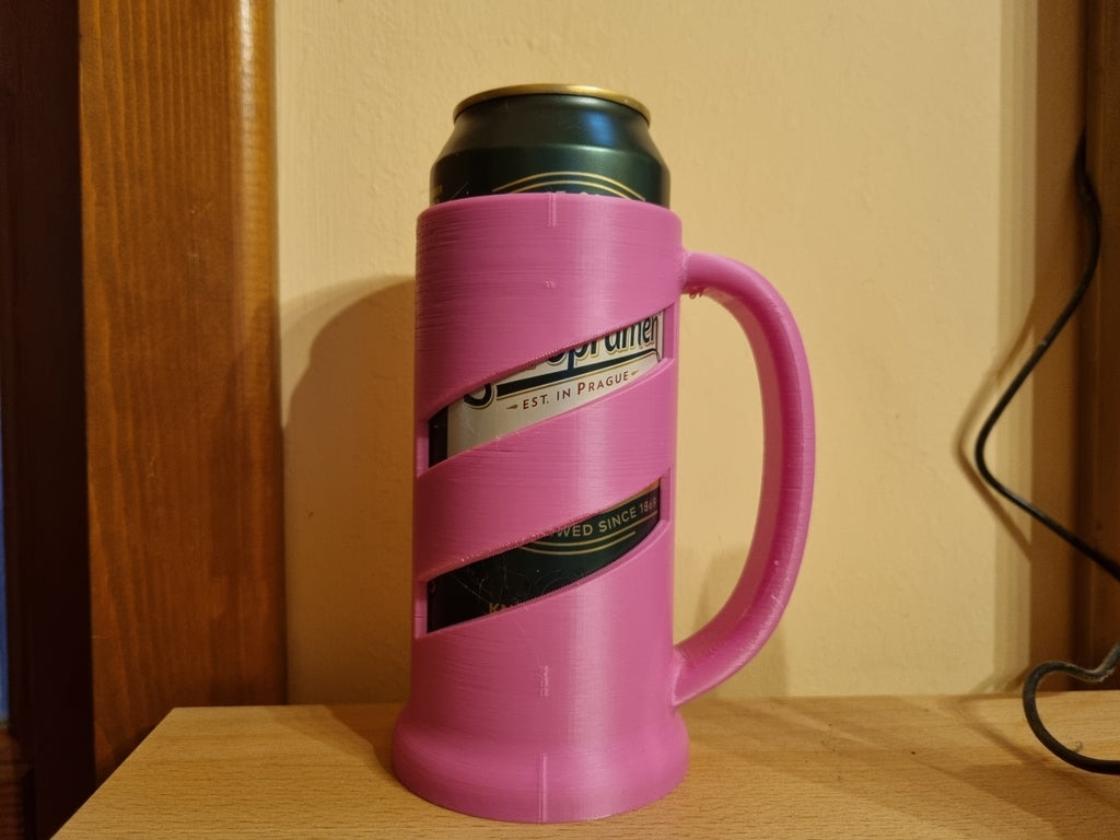 Beer Mug for 500ml Cans - Spiral