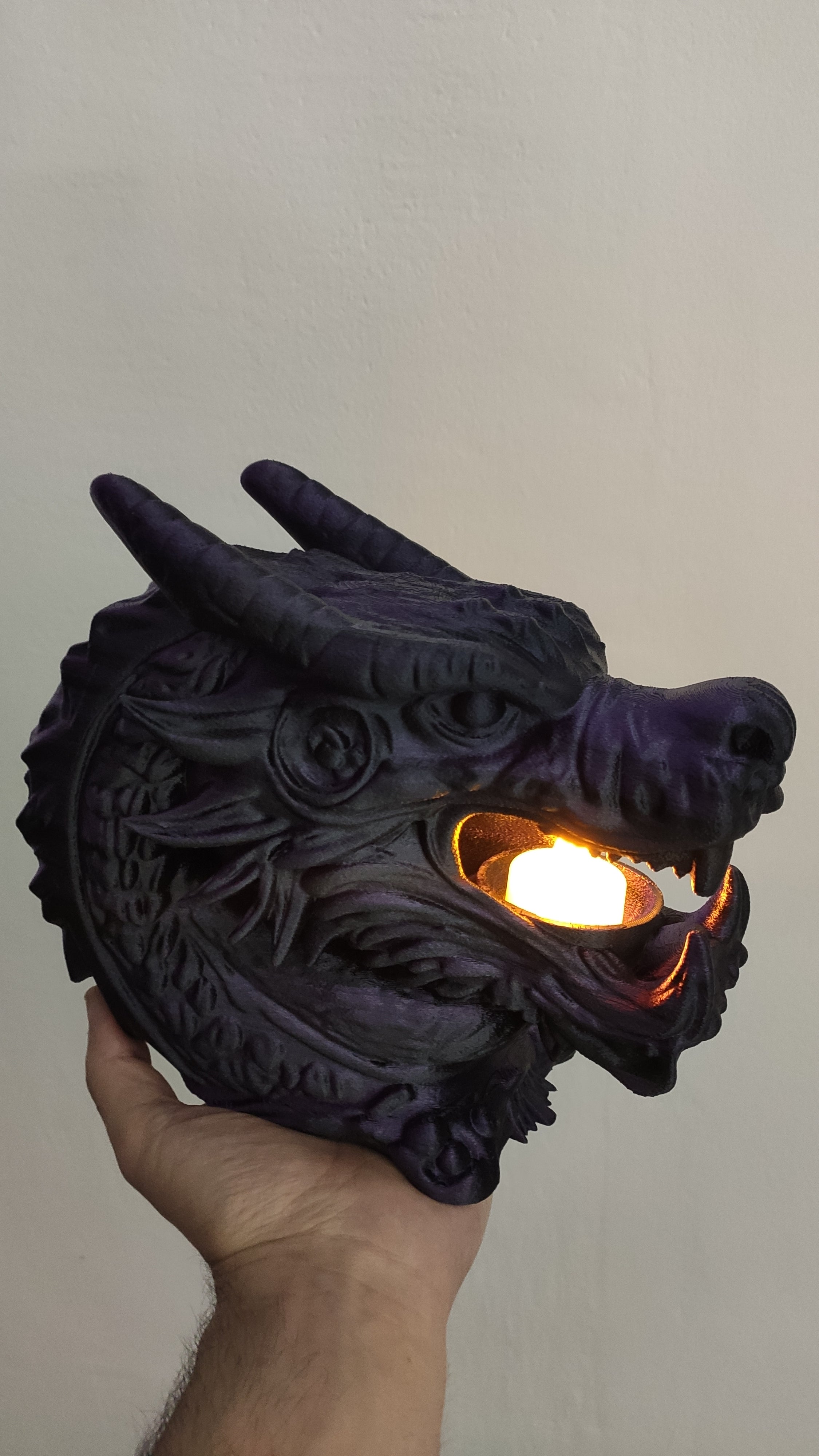 Dragon's Mouth - LED tealight Holder