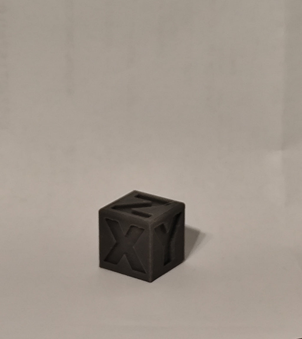XYZ calibration test