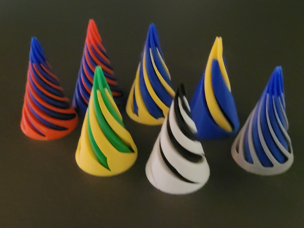 Custom Impossible Passthrough Cone - OpenSCAD