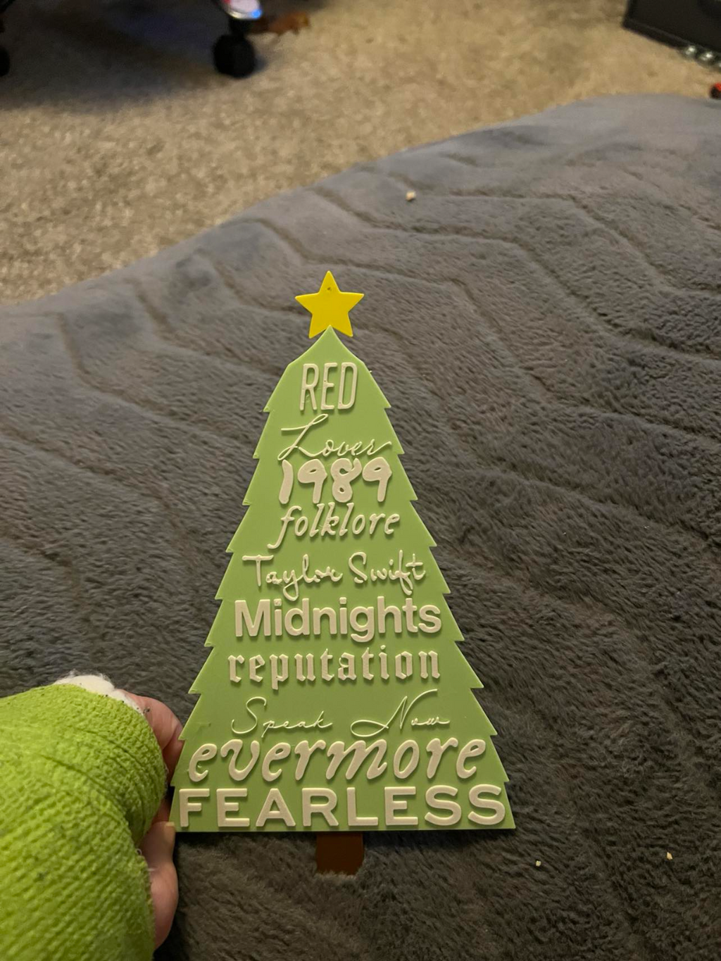 Taylor Swift Albums Tree Ornament