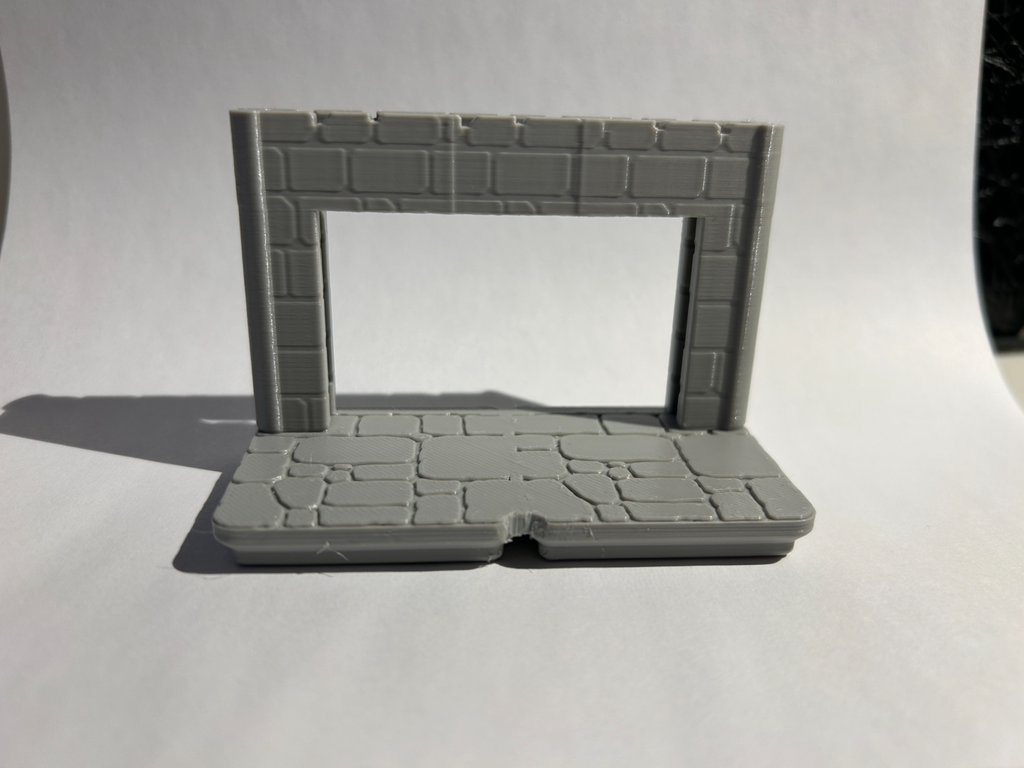 Portcullis 2x1 Section for Gridfinity Dungeon Kit