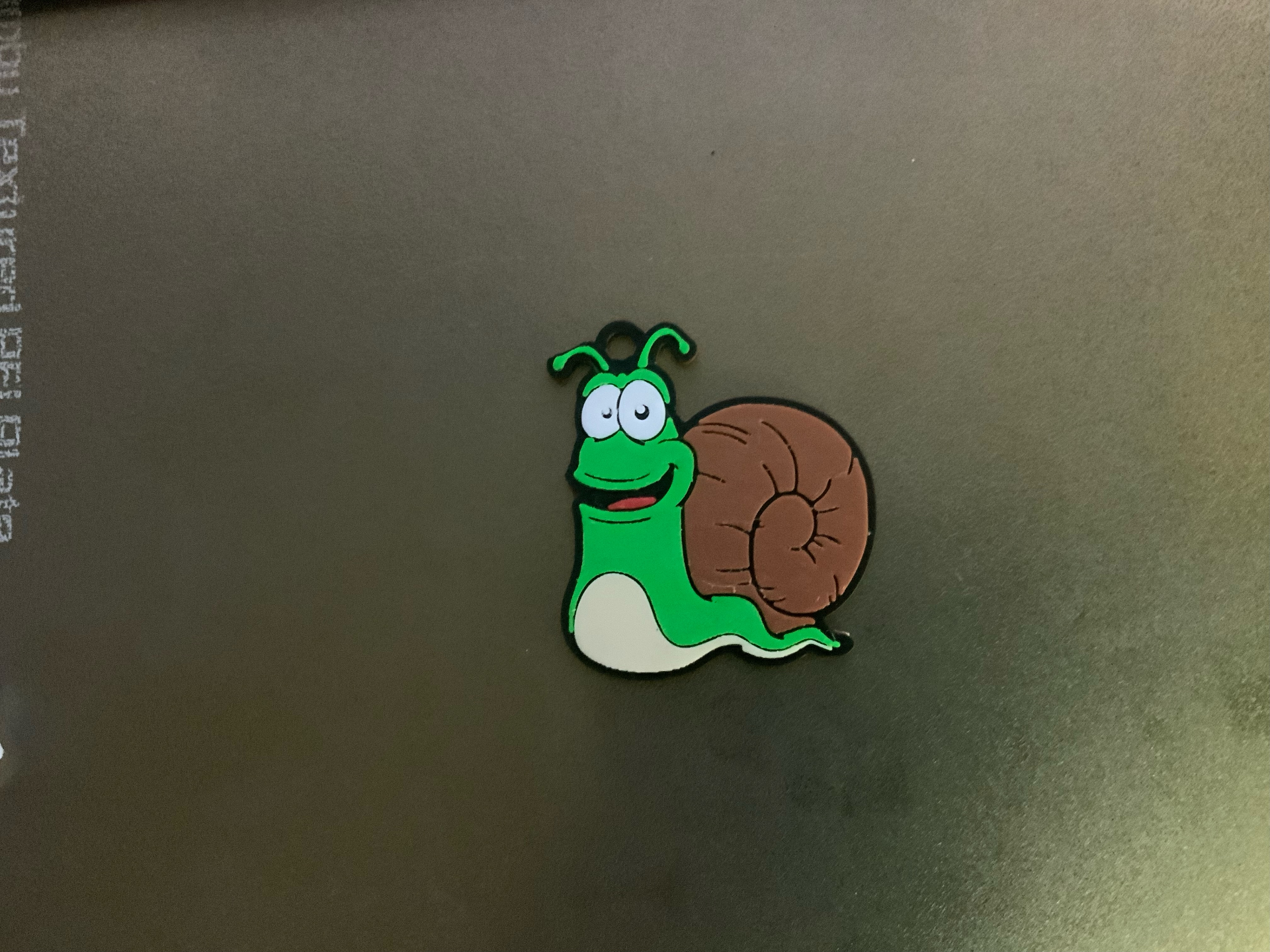 cute animal , dale the snail multicolor keychain / necklace charm (free for commercial use)