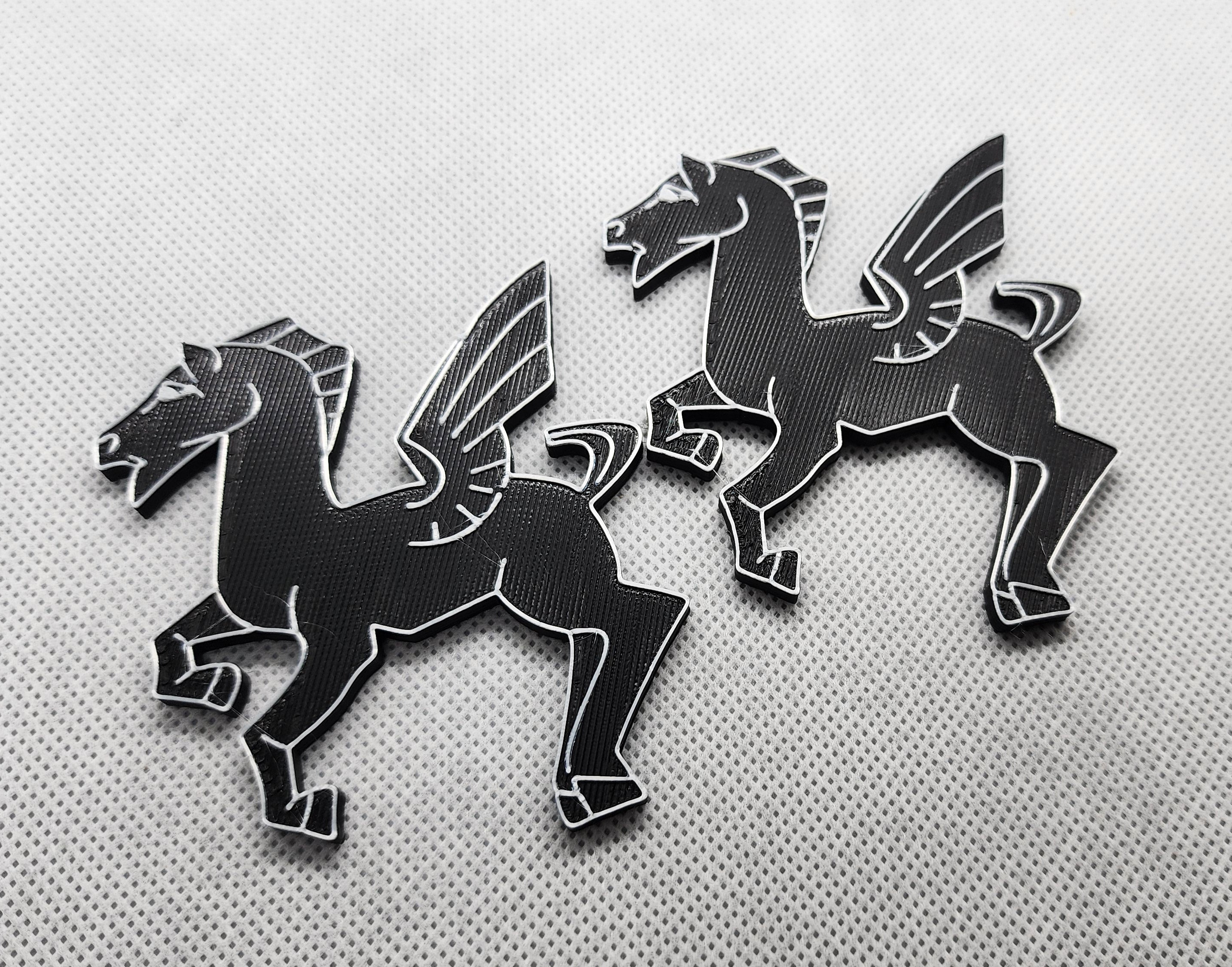 Escher Pegasus Interlocking Pieces