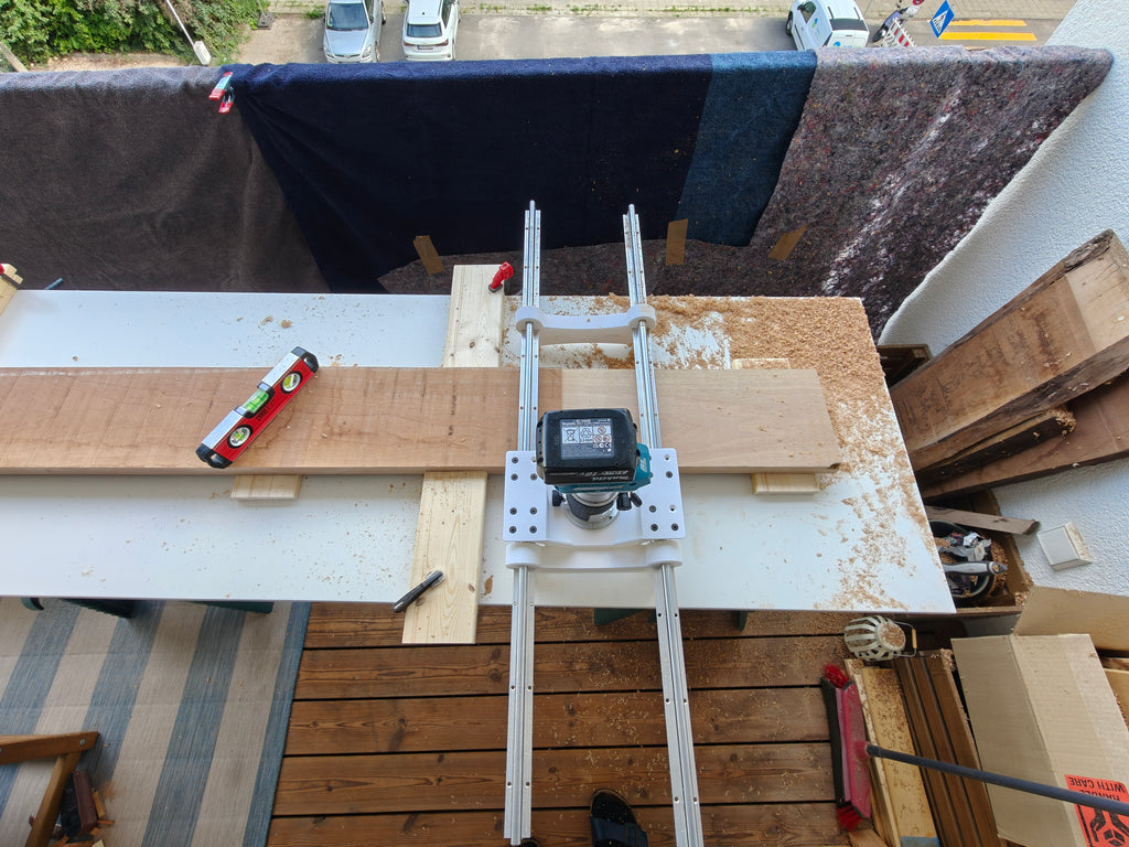 Slab Flattening Jig - Router Sled