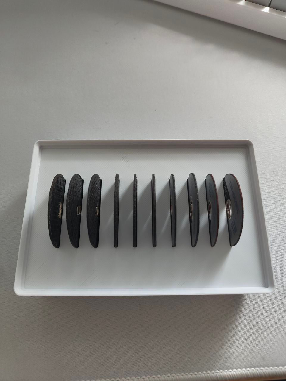 Gridfinity - Disc Holder - (10 Slots - 38x0.2mm)