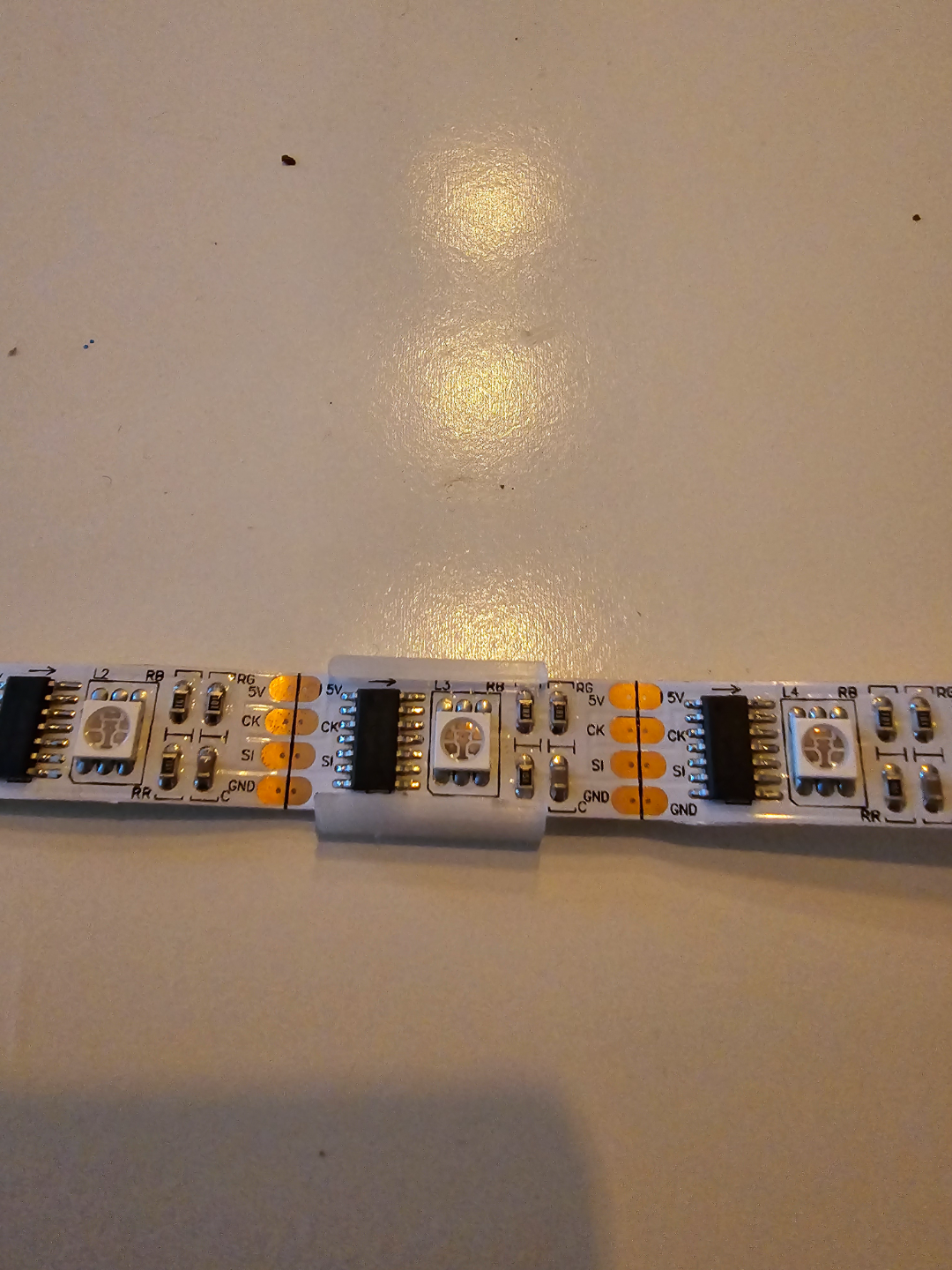 WS2801 / 12mm LED Clip - screwable LED Strip mount