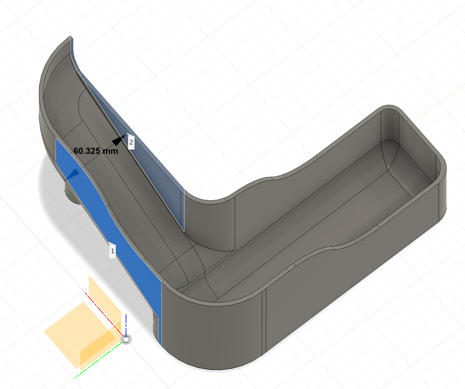BAMBU X1/P1 series narrow back poop chute
