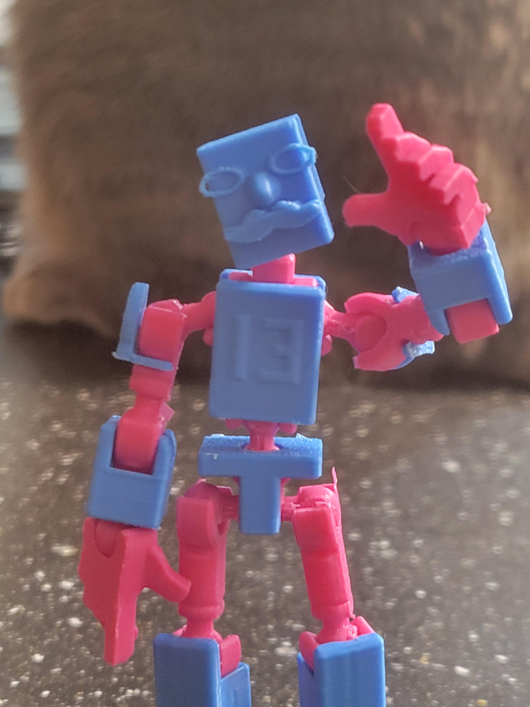 Mini 13 dummy head with face