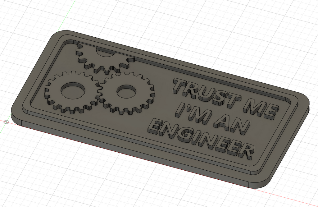 Trust me i'm an engineer Plate