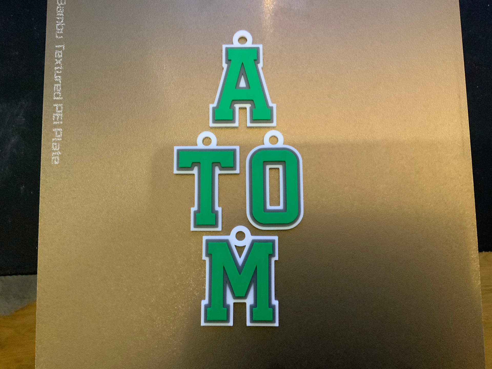 varsity style alphabet keychain 1 free commercial