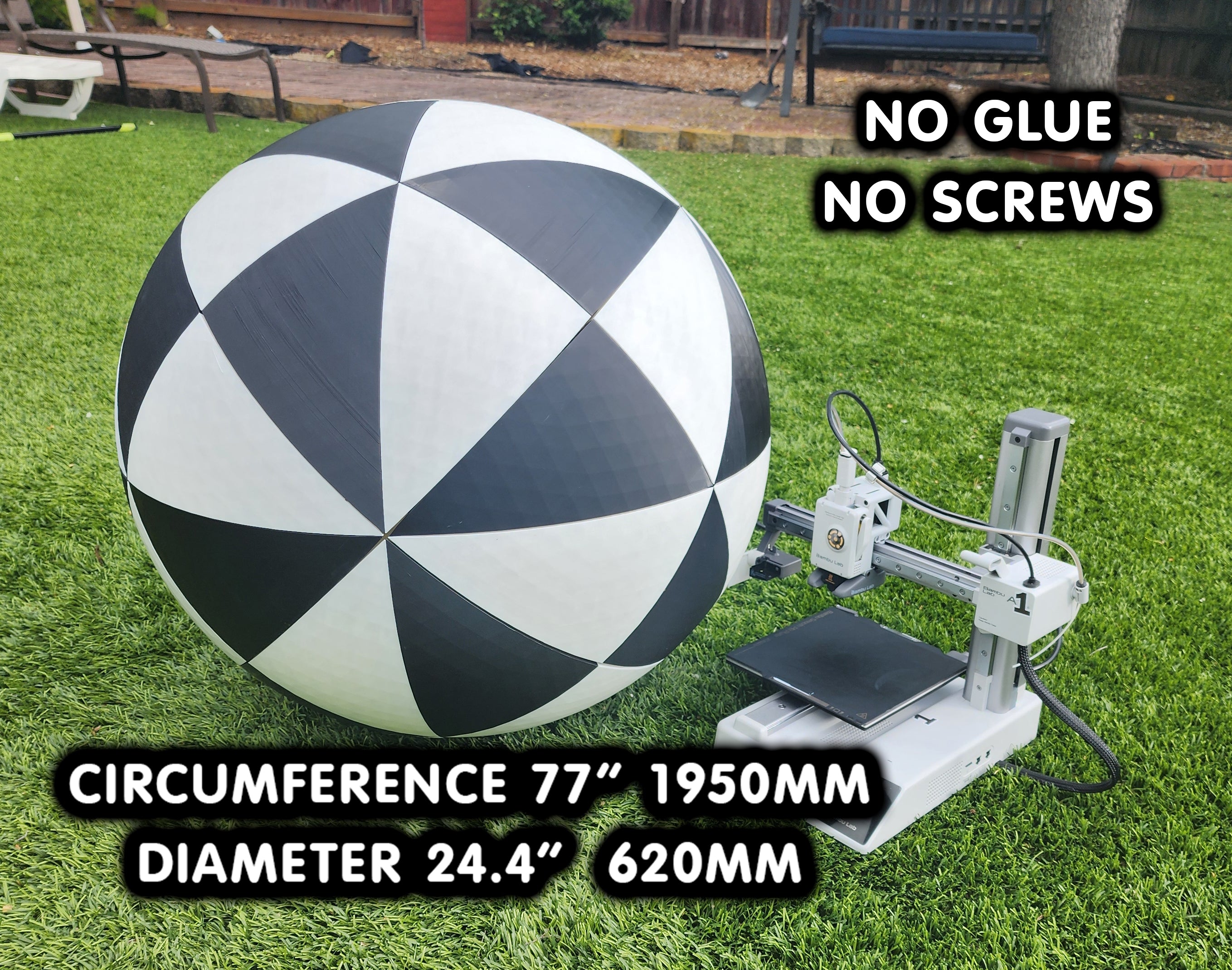 GIANT 48-piece Sphere for A1 MINI