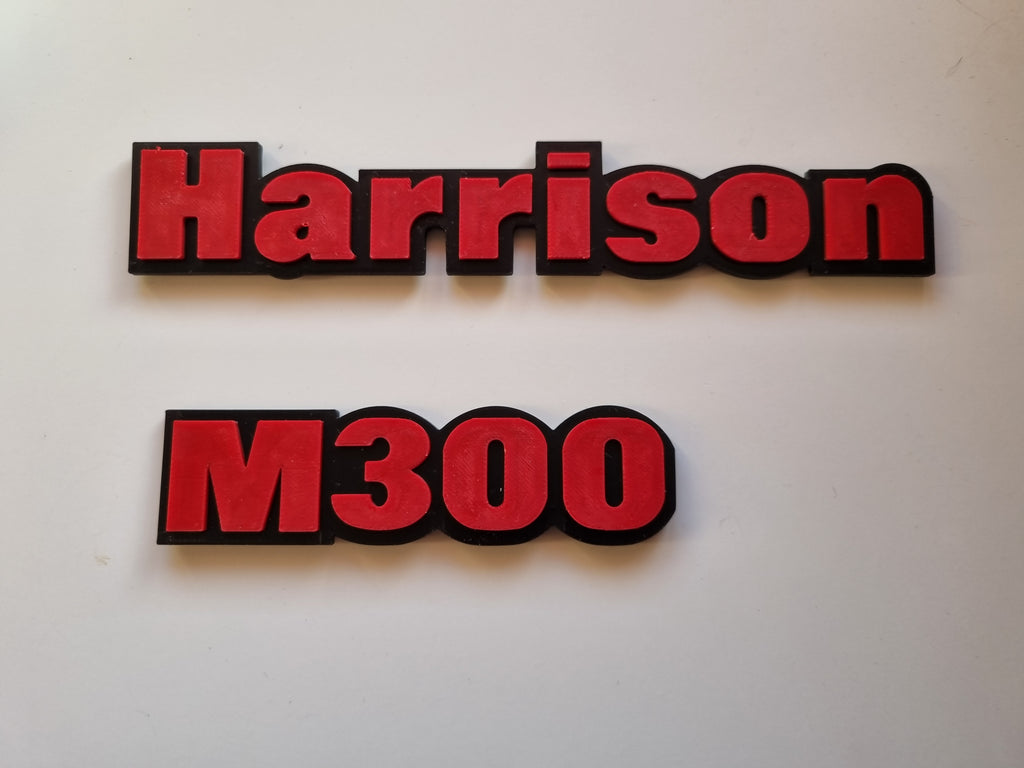 Harrison M300 badge