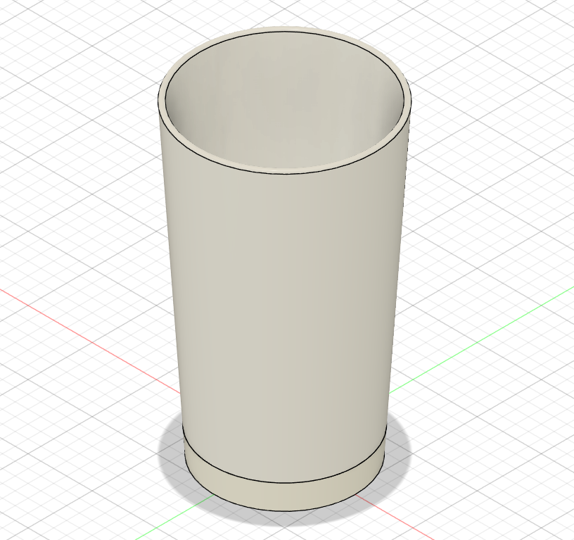 Vaso para cepillo de dientes