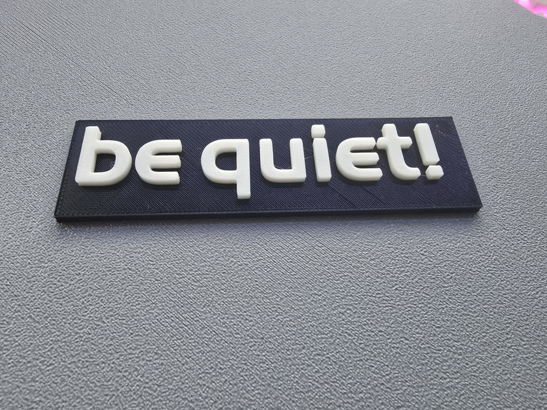 Be Quiet 3D Logo