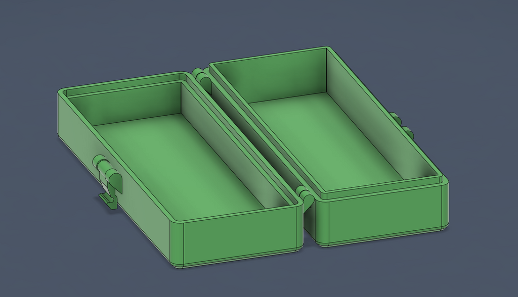 Latching Box, Parametric Print in Place