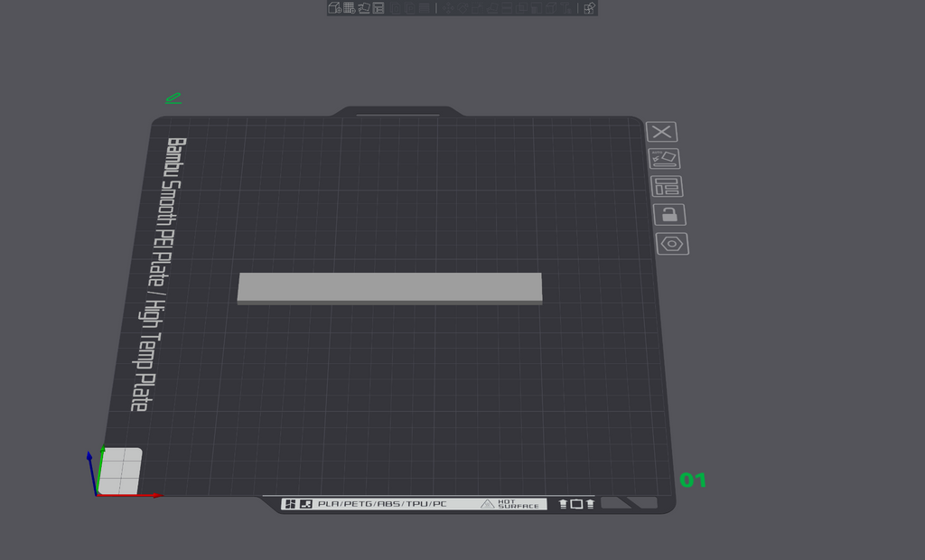Gridfinity Alex Drawer Spacer