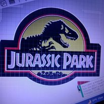 Jurassic Park LED light box